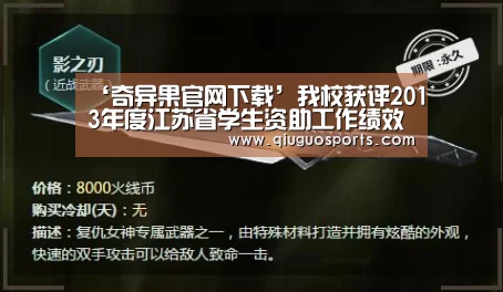 ‘奇异果官网下载’我校获评2013年度江苏省学生资助工作绩效评价优秀单位(图1) 奇异果电脑版