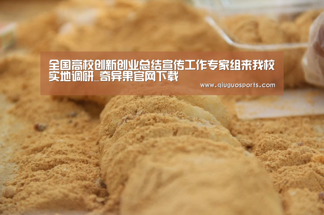 全国高校创新创业总结宣传工作专家组来我校实地调研_奇异果官网下载(图1) 奇异果官网下载直播